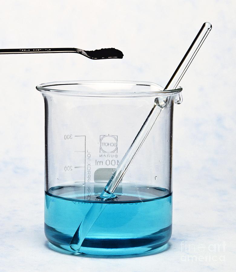 Copper Sulphate Formation Photograph by Martyn F. Chillmaid