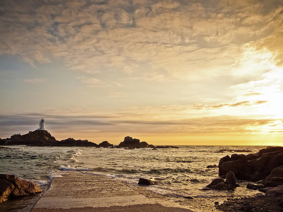 Corbiere Lighthouse, Jersey, Channel #1 Photograph by Vfka