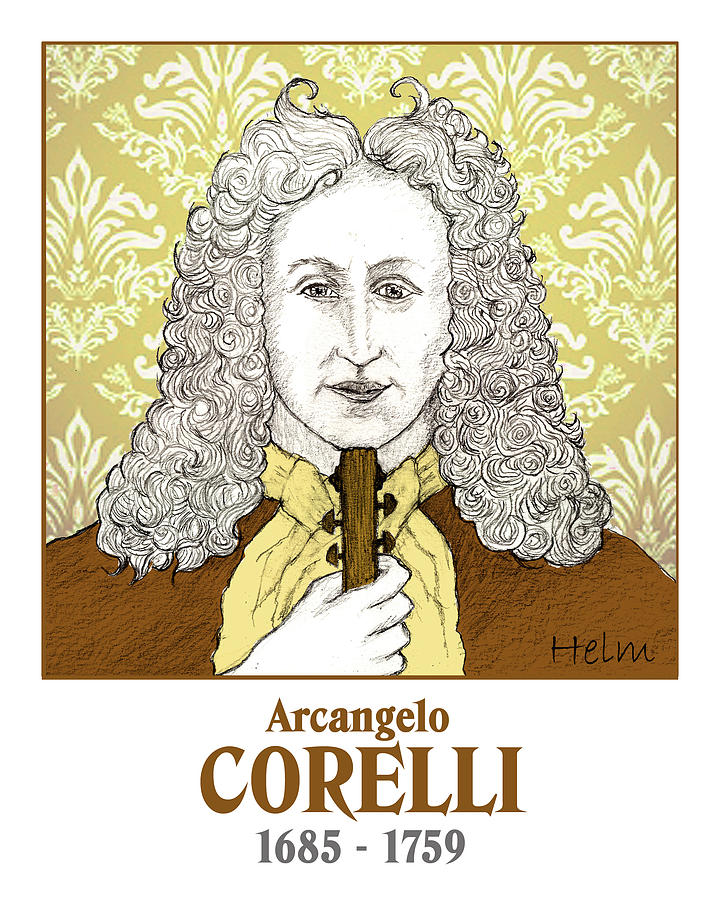 Corelli #1 Drawing by Paul Helm