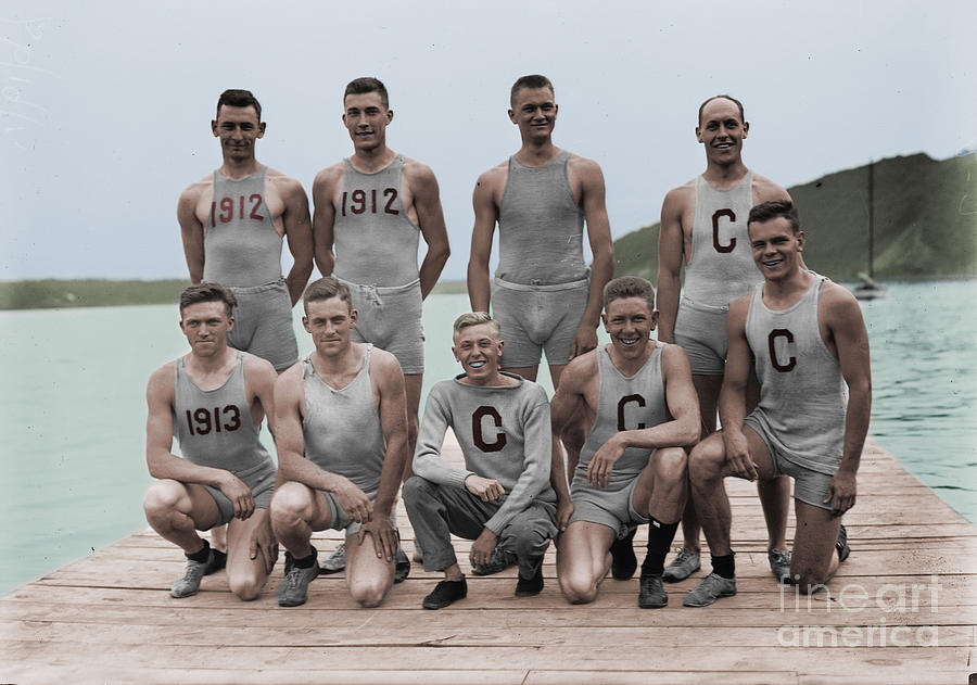 Cornell Varsity Rowing Team #1 Photograph by Celestial Images