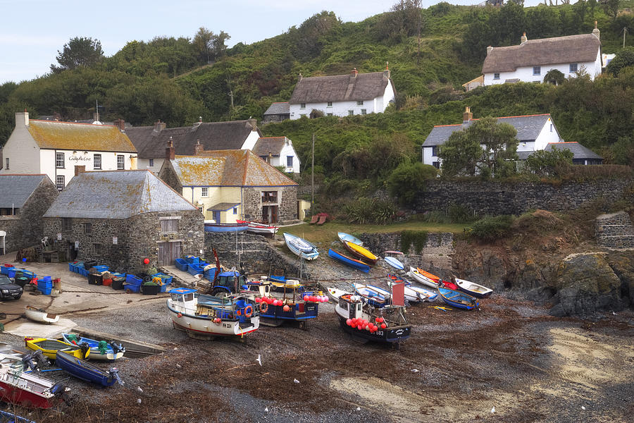 Cottage Photograph - Cornwall - Cadgwith #1 by Joana Kruse