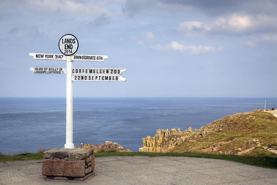 Lighthouse Photograph - Cornwall - Lands End #1 by Joana Kruse
