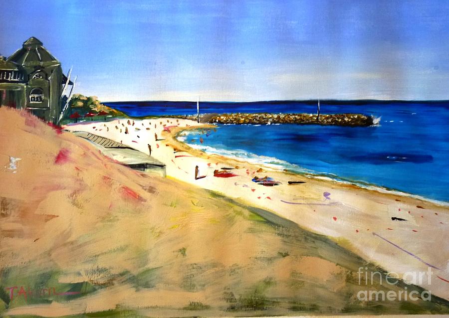 Cottesloe Beach - original sold Painting by Therese Alcorn