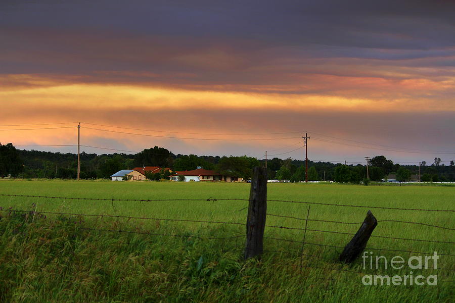 Sunset Photograph - Country evening #1 by Irina Hays
