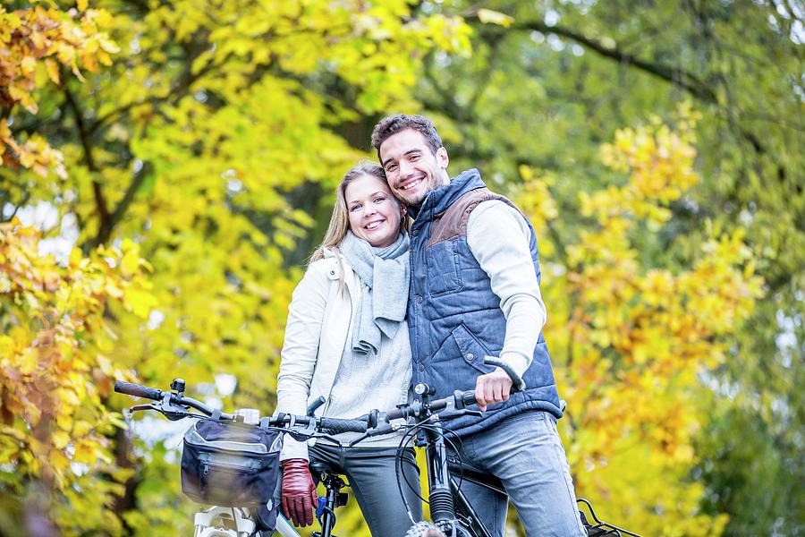 Couple Cycling Together Photograph by Science Photo Library - Fine Art ...