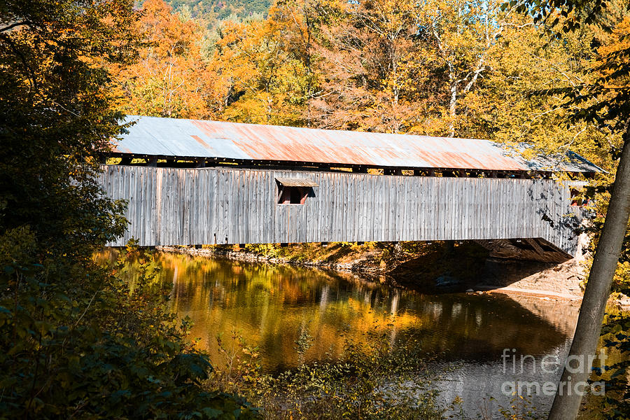 Covered Bridge #1 Photograph by Ronald Lutz