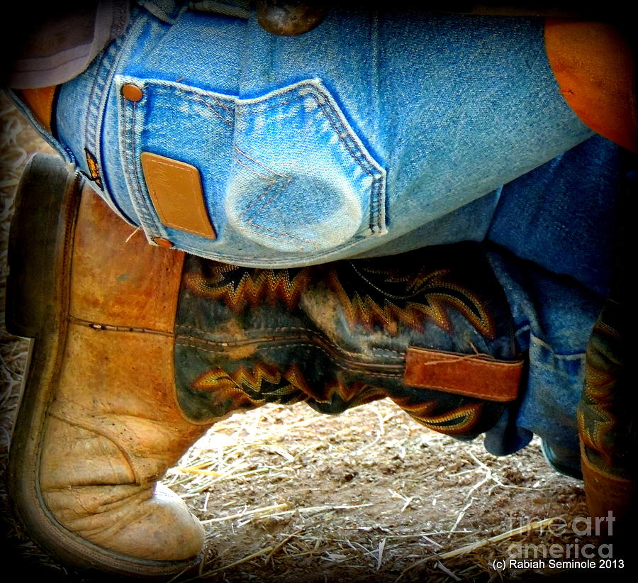 Cowboy Photograph by Rabiah Seminole