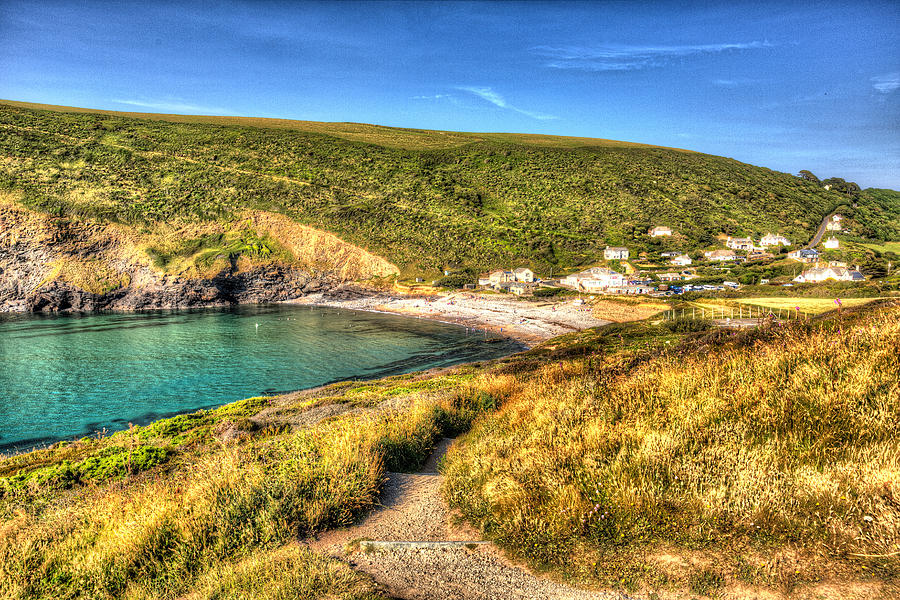 Crackington Haven beach North Cornwall between Bude and Tintagel ...