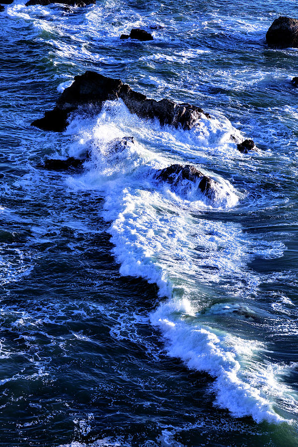 Crashing Waves #1 Photograph by Garry Gay