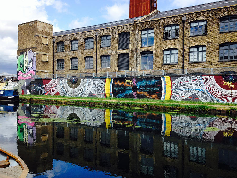 Crate Brewery Canal Side River Lea Photograph by David French - Fine ...