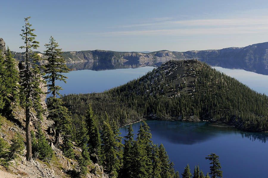 Crater Lake, Wizard Island, Oregon #1 Photograph by Theodore Clutter