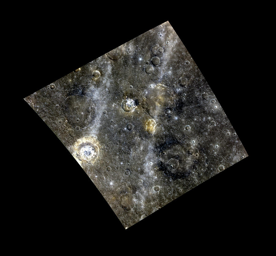 Craters On Mercury #1 Photograph by Nasa/johns Hopkins University Applied Physics Laboratory/carnegie Institution Of Washington