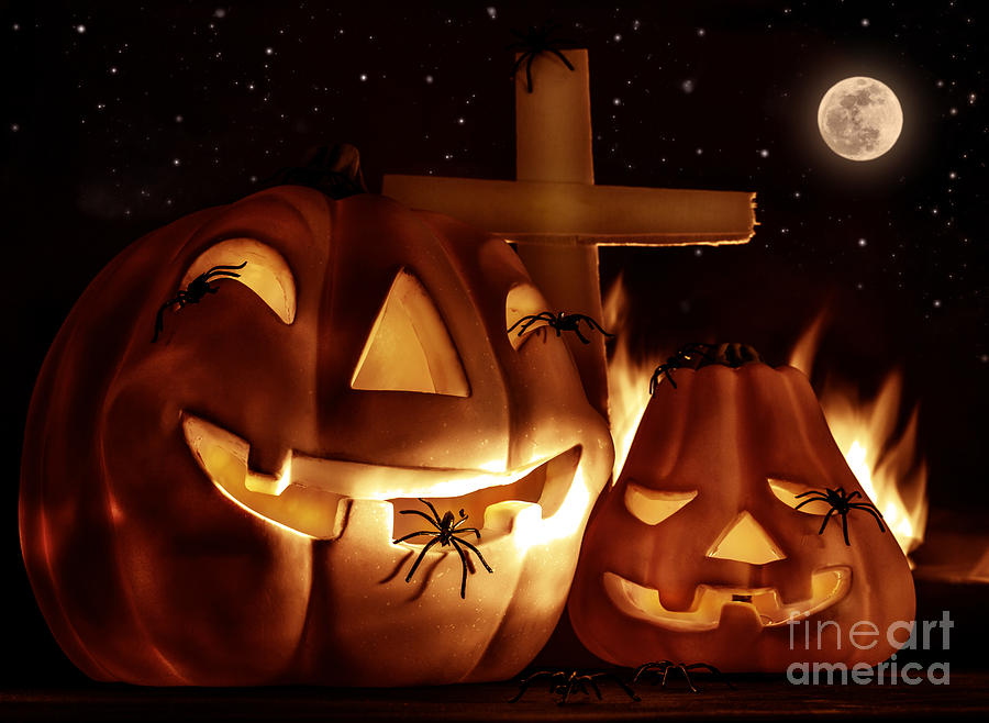 Creepy Halloween night Photograph by Anna Om - Fine Art America