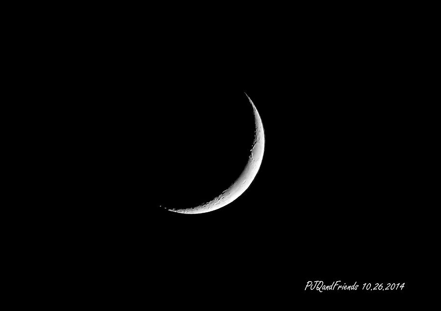 Crescent Moon #1 Photograph by PJQandFriends Photography