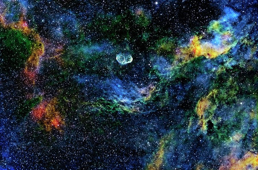 Crescent Nebula #1 Photograph by J-p Metsavainio/science Photo Library