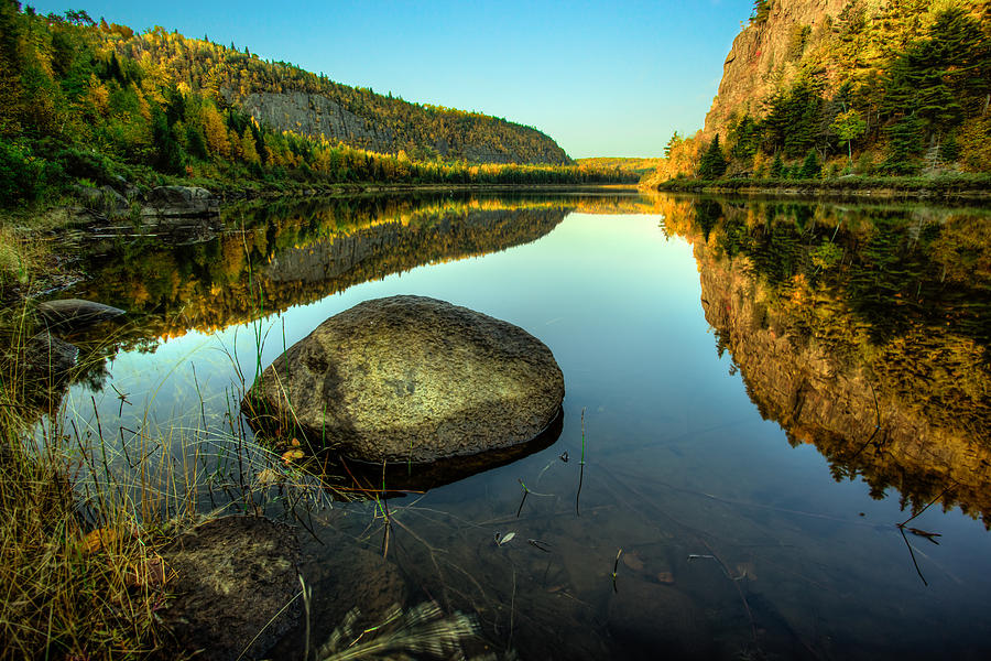 Fall Photograph - Crescent Reflection #1 by Jakub Sisak