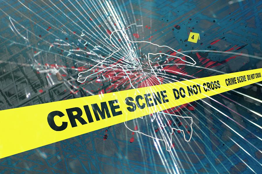 Crime Scene #1 Photograph by Science Photo Library Crime Scene #1 Photograph by Science Photo Library