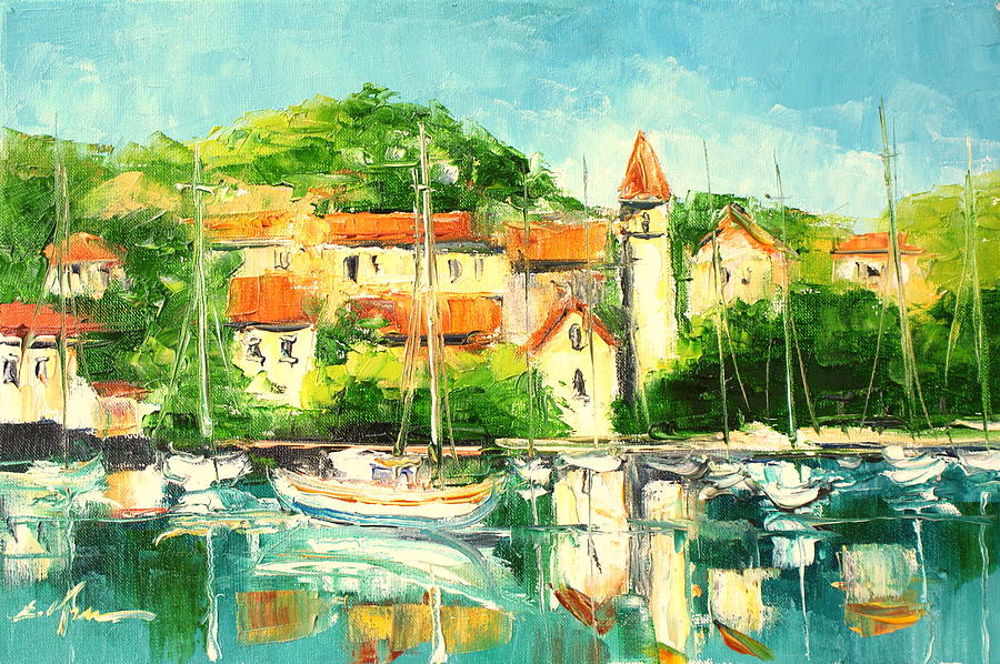 Croatia - Split #1 Painting by Luke Karcz