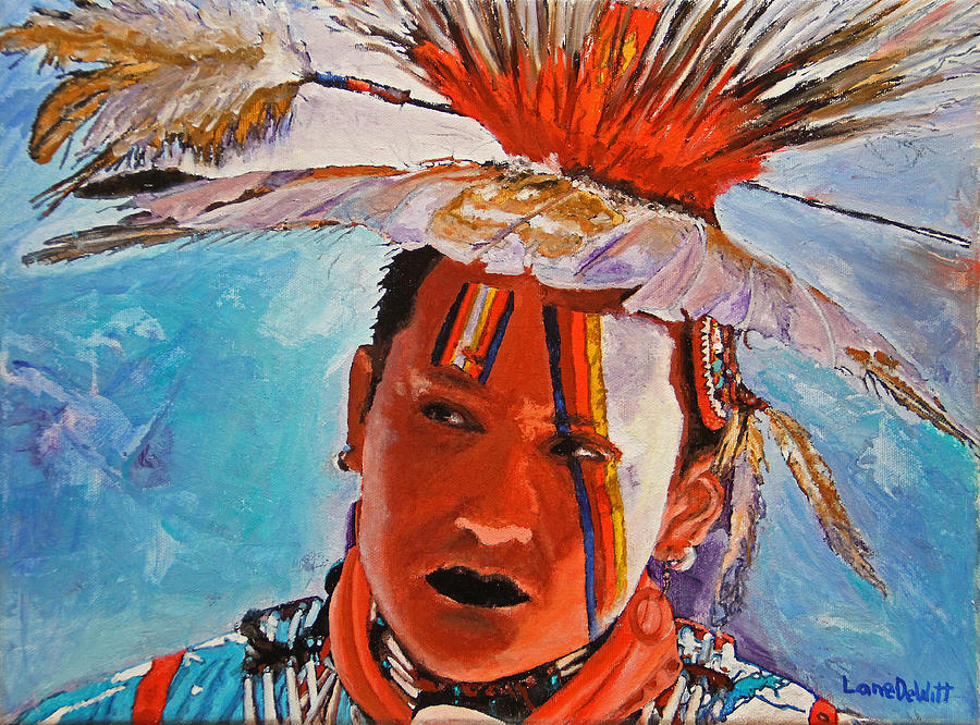 Crow Painting - Crow by Lane DeWitt Crow Painting - Crow by Lane DeWitt
