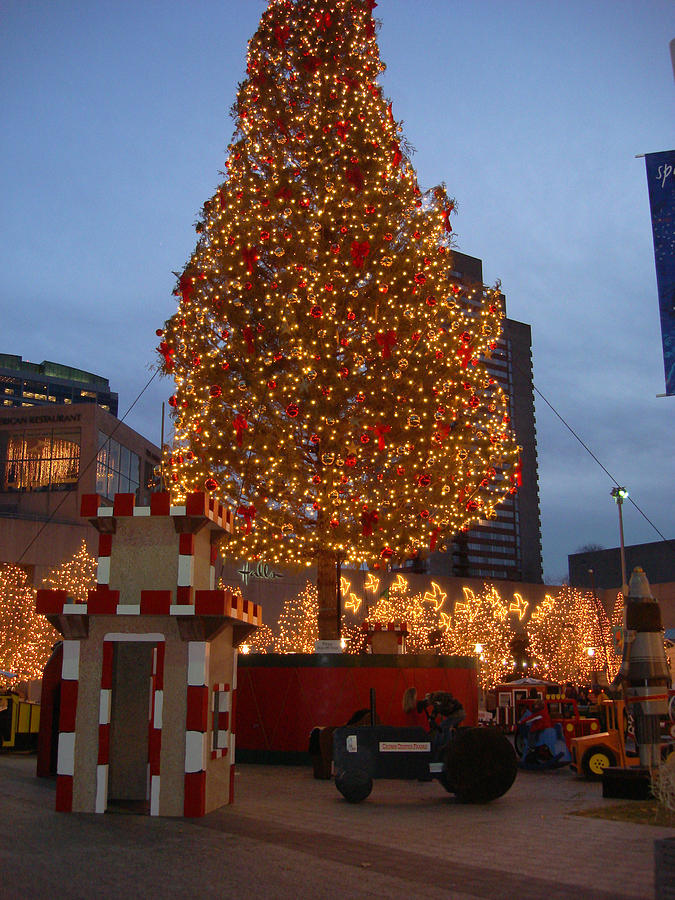 Crown Center Mayors Christmas Tree #1 Photograph by Ellen Tully