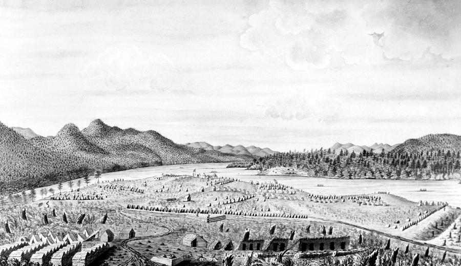 Crown Point, 1759 #1 Painting by Granger