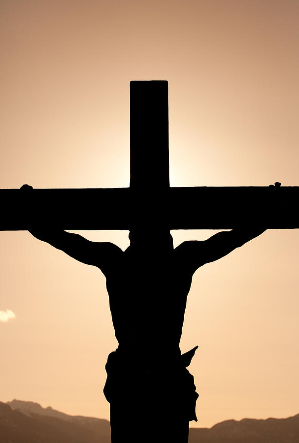 Crucifixion Silhouette #1 Photograph by ImagineGolf