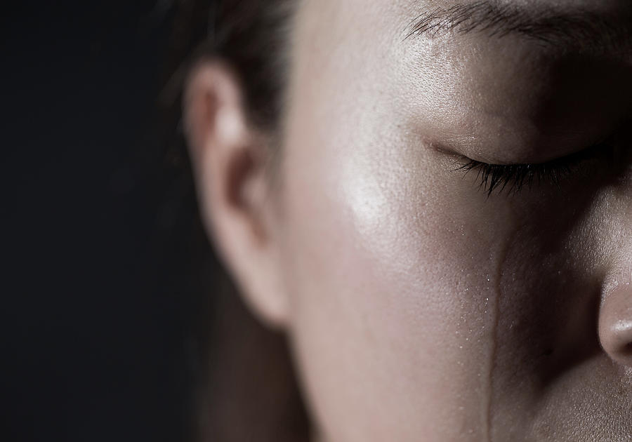 Crying young woman #1 Photograph by Yuichiro Chino