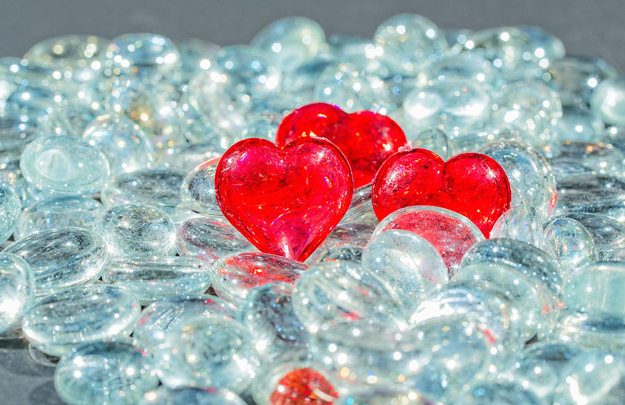 Crystal Heart #1 Photograph by Peter Lakomy