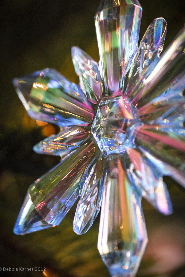 Crystal Snowflake #1 Photograph by Debbie Karnes