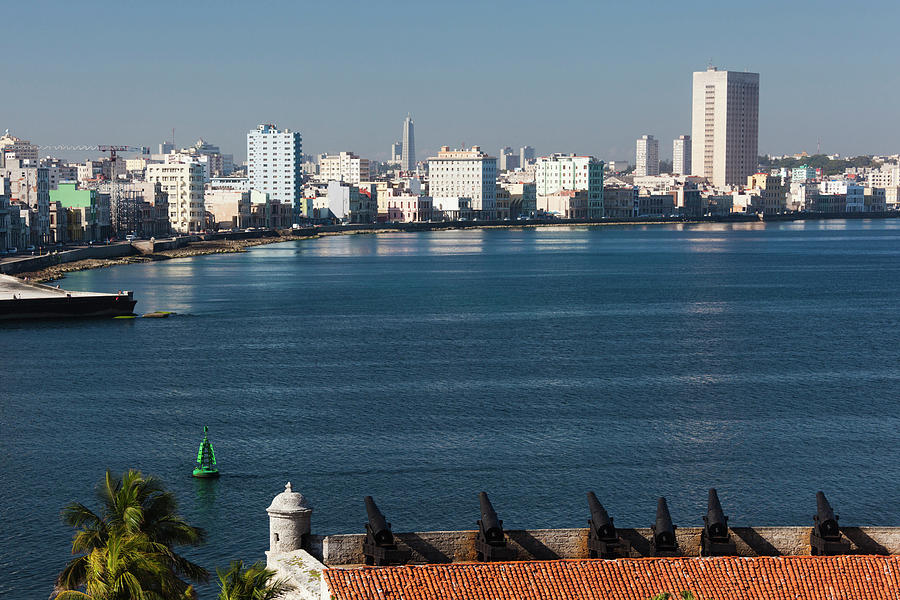 Cuba, Havana, Elevated View Photograph by Walter Bibikow - Fine Art America