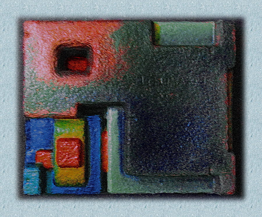 Cube ina Cube #1 Painting by Val Byrne