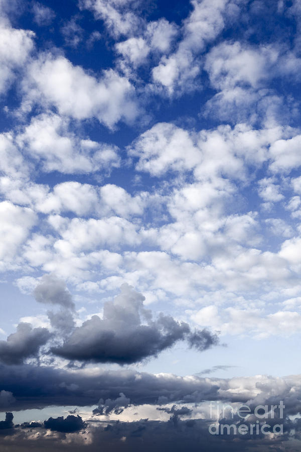Nature Photograph - Cumulus Cloudscape #1 by Ami Siano