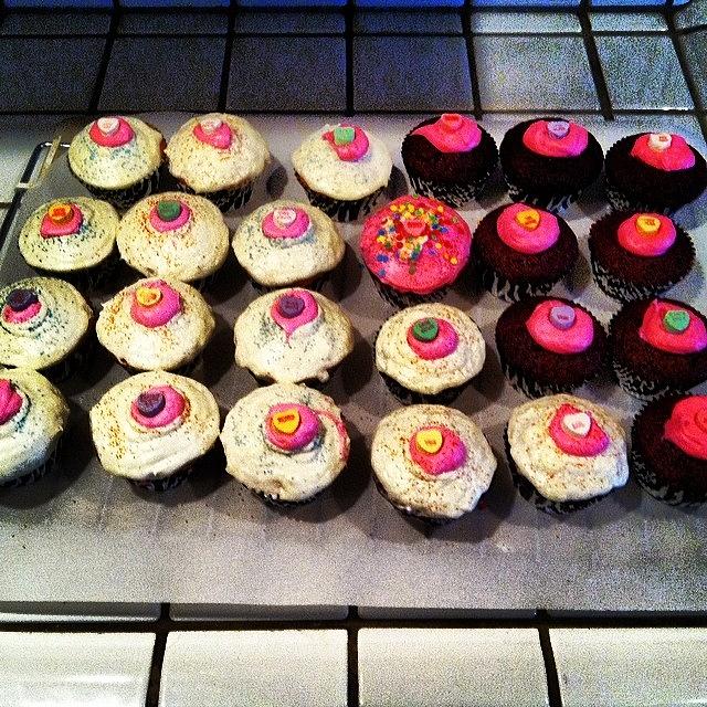 Cupcakes Are Ready For The Birthday #1 Photograph by Keri Stringer
