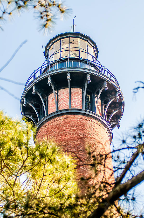 Currituck Beach Lighthouse on the Outer Banks of North Carolina #1 Photograph by Alex Grichenko