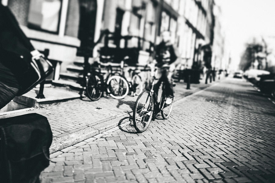 Cycling In The City Of Amsterdam #1 Photograph by Moreiso