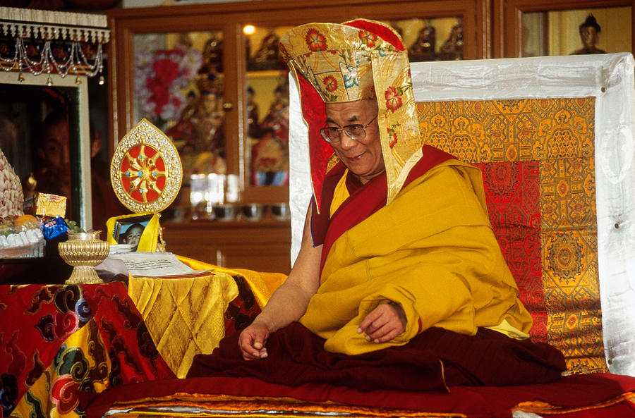 Celebrity Photograph - Dalai Lama #1 by Alison Wright