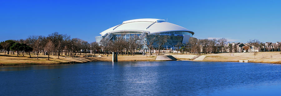 Architecture Photograph - Dallas Cowboy Stadium #1 by Panoramic Images
