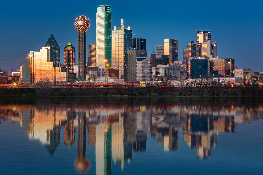 Dallas skyline #2 Photograph by Mihai Andritoiu