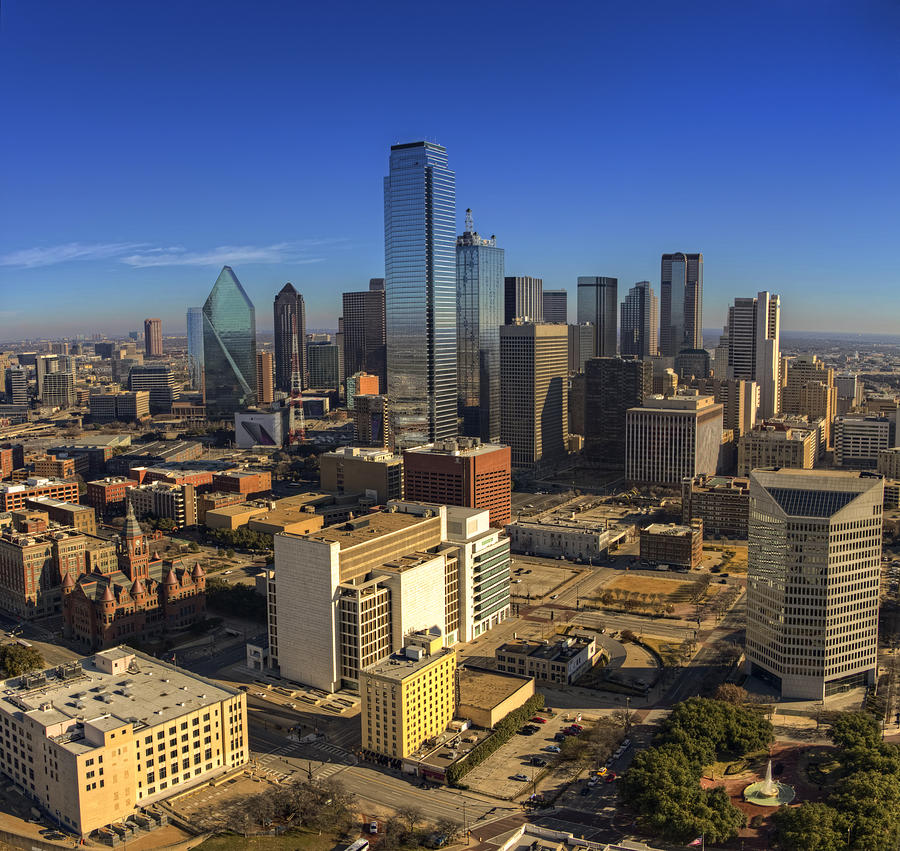Dallas Photograph - Dallas Skyline #1 by Ricky Barnard