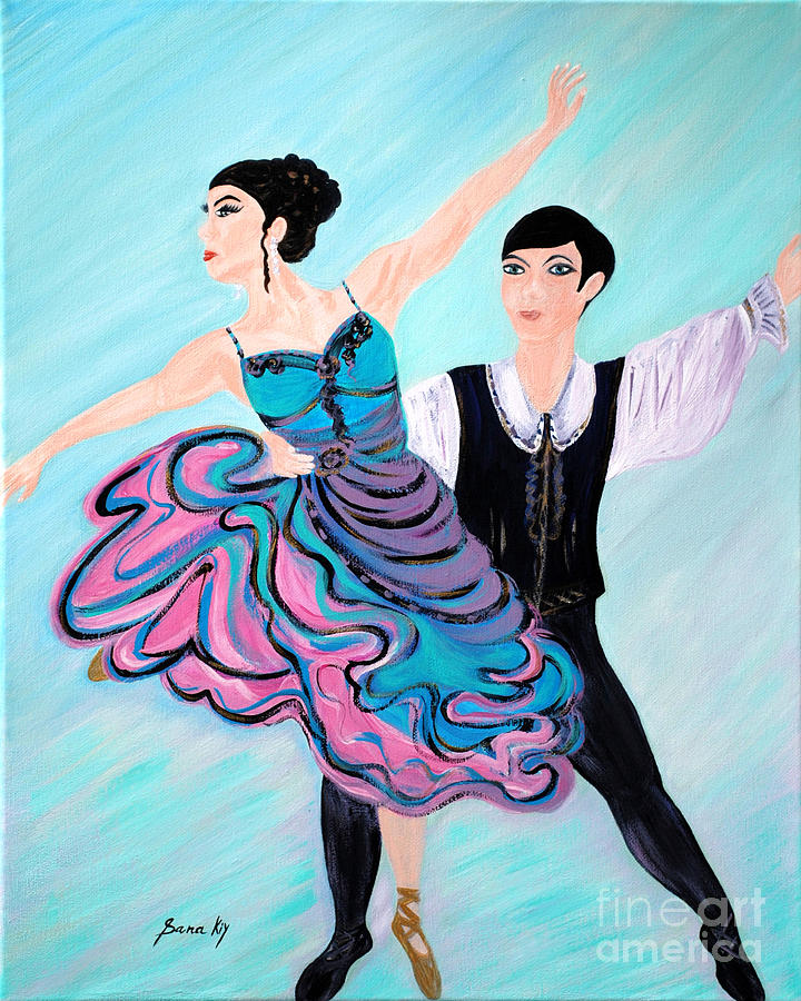 Dance. Inspirations Collection. #1 Painting by Oksana Semenchenko