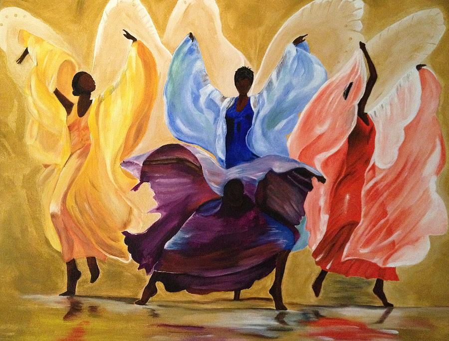 Music Painting - Dance #1 by Lynette Berry