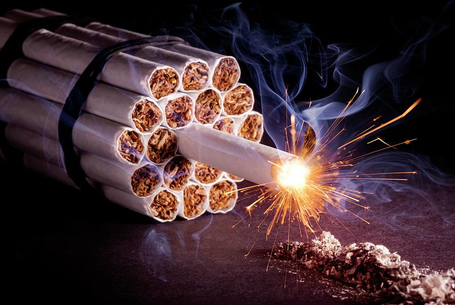 Dangers Of Smoking #1 by Ktsdesign/science Photo Library