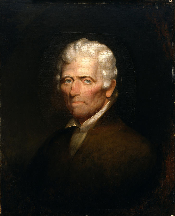 Daniel Boone #2 Painting by Chester Harding