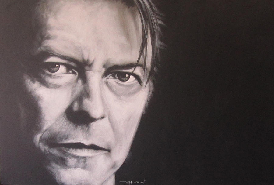 David Bowie Painting by Bruce McLachlan | Fine Art America