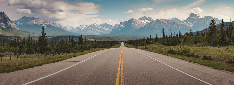 David Thompson Highway And Mountains #1 Photograph by Daniele Molineris ...