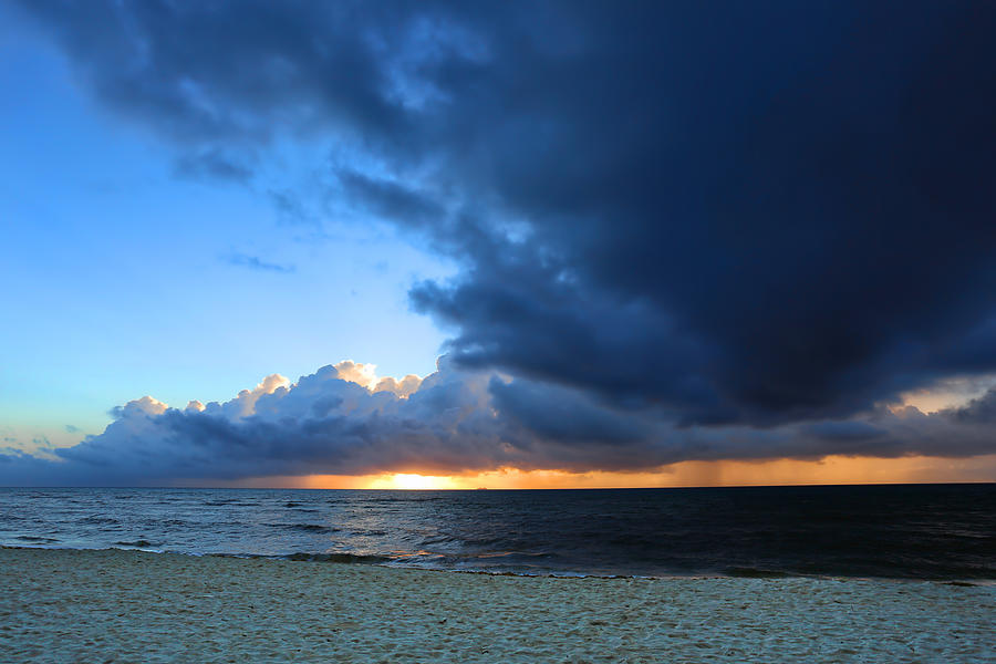 Sunset Photograph - Dawn Over The Ocean #1 by Paul Fell