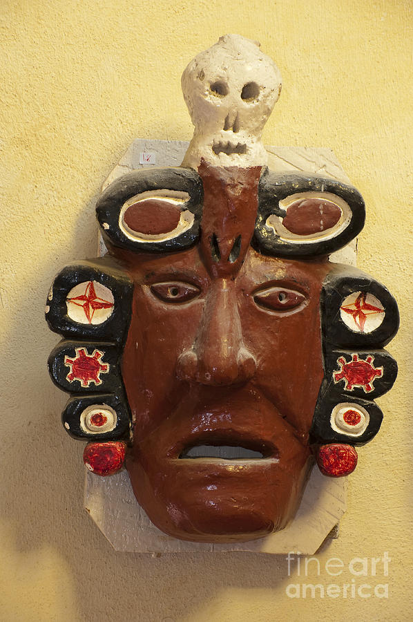 Day Of Dead Mask, Mexico #1 Photograph by John Shaw