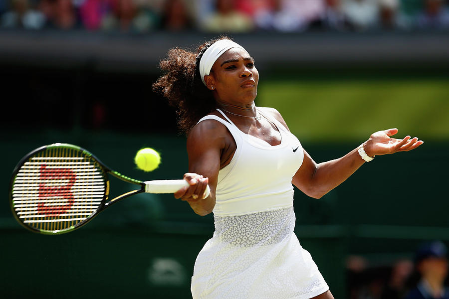Serena Williams Photograph - Day Twelve The Championships - #1 by Julian Finney