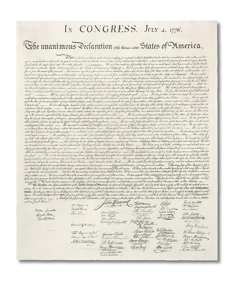 Declaration of Independence Digital Art by Ron Hedges - Fine Art America