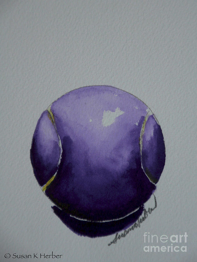 Deep Violet #1 Painting by Susan Herber